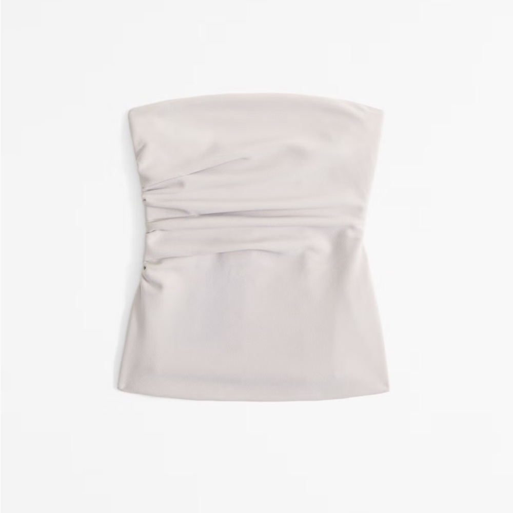 NWT Abercrombie Strapless Ruched Top